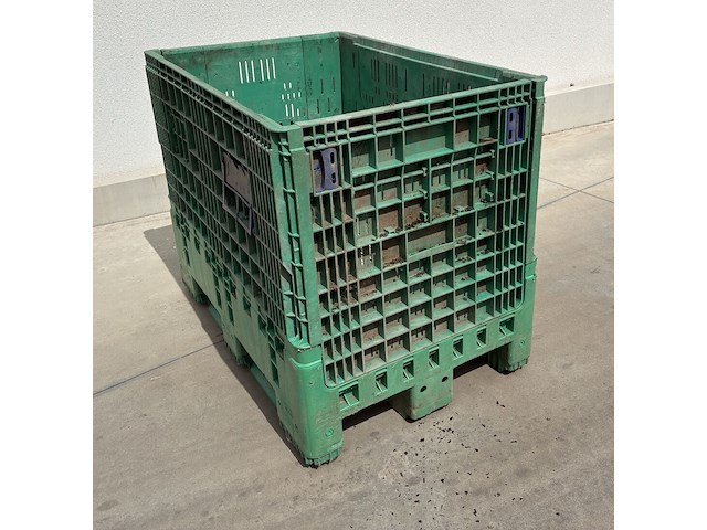 Kunststoffen plooibox groen 1200x800x950mm - afbeelding 3 van  7