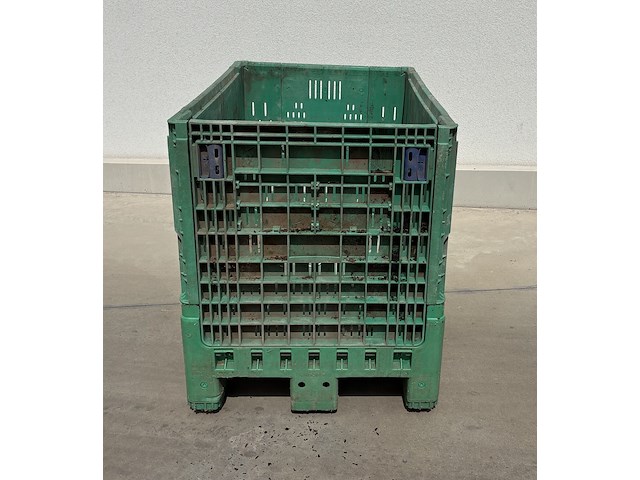 Kunststoffen plooibox groen 1200x800x950mm - afbeelding 4 van  7