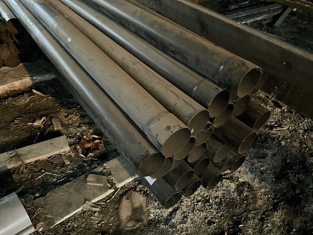 Kunststoffen profielbuizen/ronde kokers (25x) - afbeelding 1 van  4