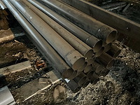 Kunststoffen profielbuizen/ronde kokers (25x) - afbeelding 1 van  4