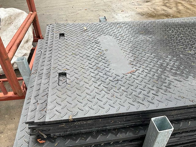 Kunststoffen rijplaten/vloerplaten 3x1 meter (40x) - afbeelding 2 van  11