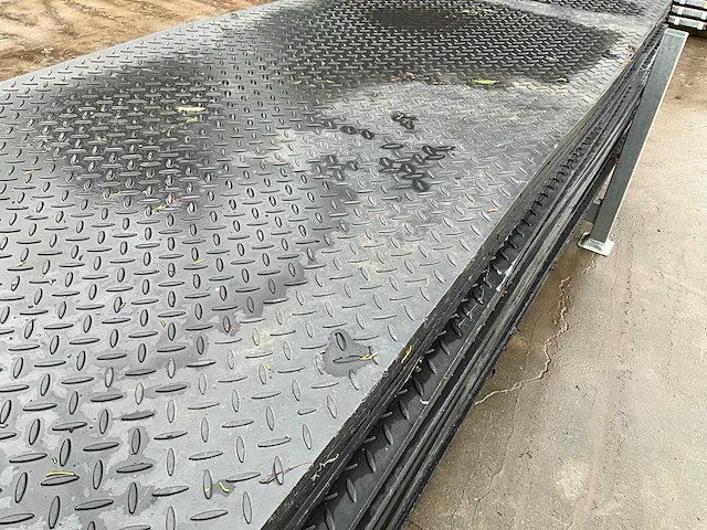 Kunststoffen rijplaten/vloerplaten 3x1 meter (40x) - afbeelding 3 van  11