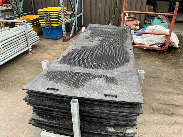 Kunststoffen rijplaten/vloerplaten 3x1 meter (40x) - afbeelding 4 van  11