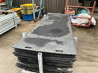 Kunststoffen rijplaten/vloerplaten 3x1 meter (40x) - afbeelding 4 van  11