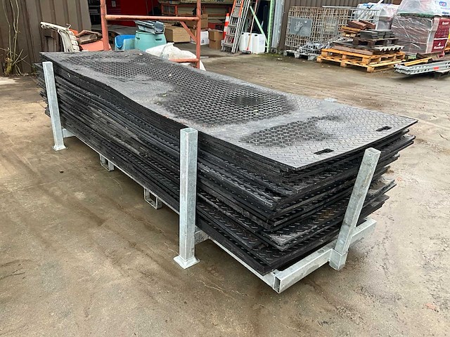 Kunststoffen rijplaten/vloerplaten 3x1 meter (40x) - afbeelding 8 van  11