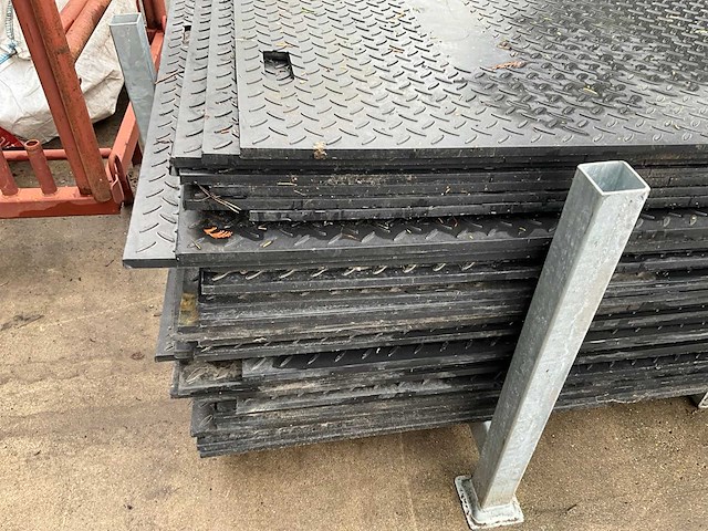 Kunststoffen rijplaten/vloerplaten 3x1 meter (40x) - afbeelding 11 van  11