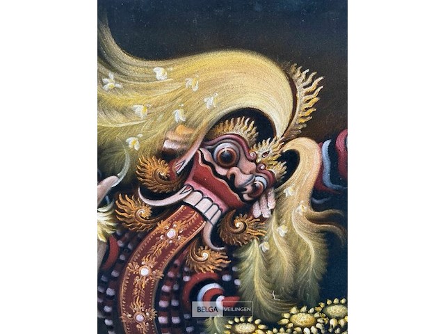 Kunstwerk batik - afbeelding 3 van  5