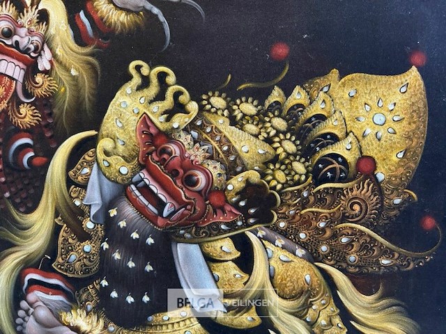 Kunstwerk batik - afbeelding 2 van  5