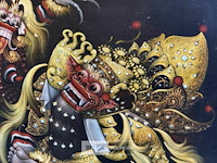 Kunstwerk batik - afbeelding 2 van  5