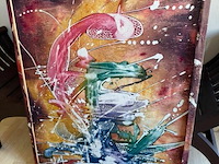 Kunstwerk batik - afbeelding 3 van  3