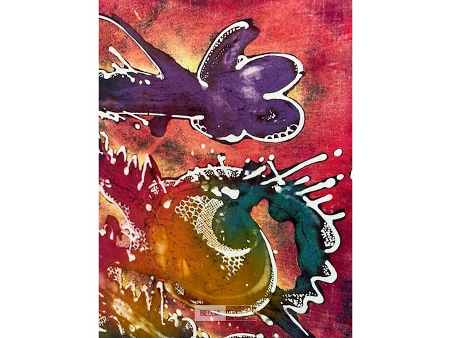Kunstwerk batik - afbeelding 2 van  3