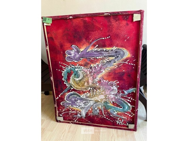 Kunstwerk batik - afbeelding 3 van  3
