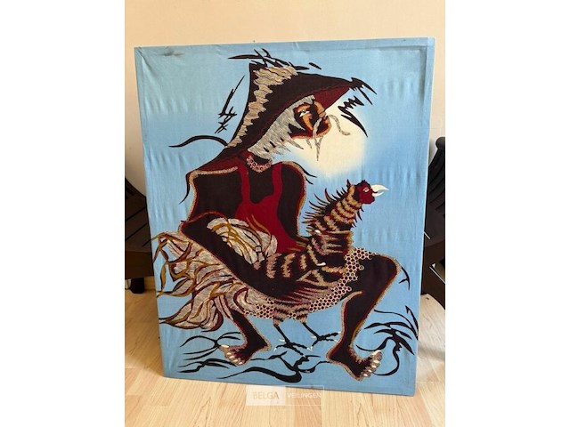 Kunstwerk batik - afbeelding 1 van  3
