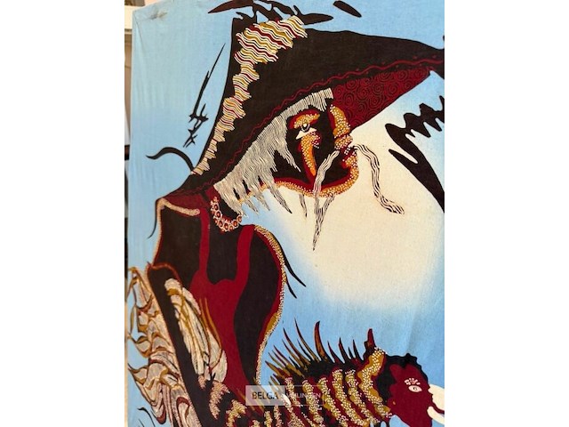 Kunstwerk batik - afbeelding 2 van  3