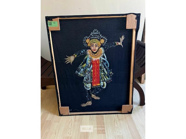 Kunstwerk batik - afbeelding 3 van  3