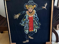 Kunstwerk batik - afbeelding 3 van  3