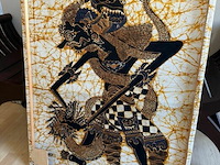 Kunstwerk batik - afbeelding 2 van  2