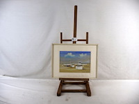 Kunstwerk op schildersezel - afbeelding 1 van  6