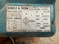 Kunzle & tasin taurus bandschuurmachine vloer - afbeelding 5 van  10