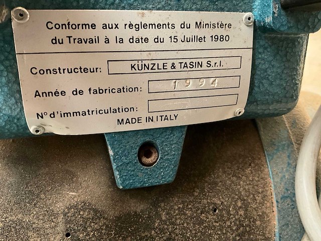 Kunzle & tasin taurus bandschuurmachine vloer - afbeelding 8 van  10