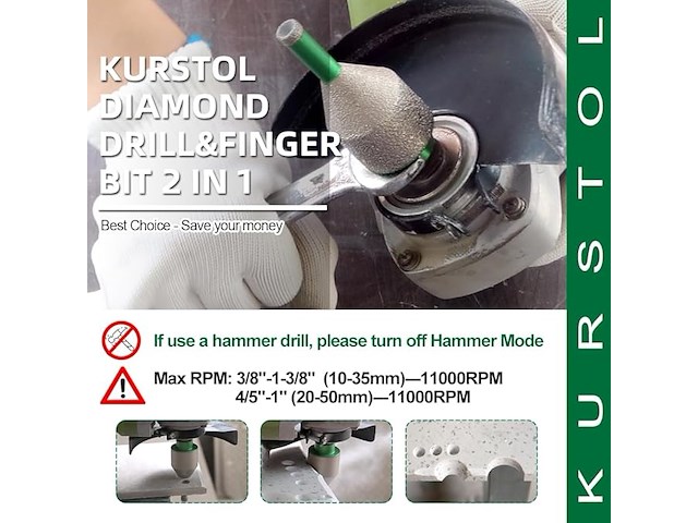 Kurstol diamantkernboor - afbeelding 4 van  6