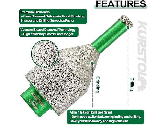 Kurstol diamantkernboor - afbeelding 5 van  6