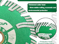 Kurstol graniet diamond cutting blade - afbeelding 4 van  4