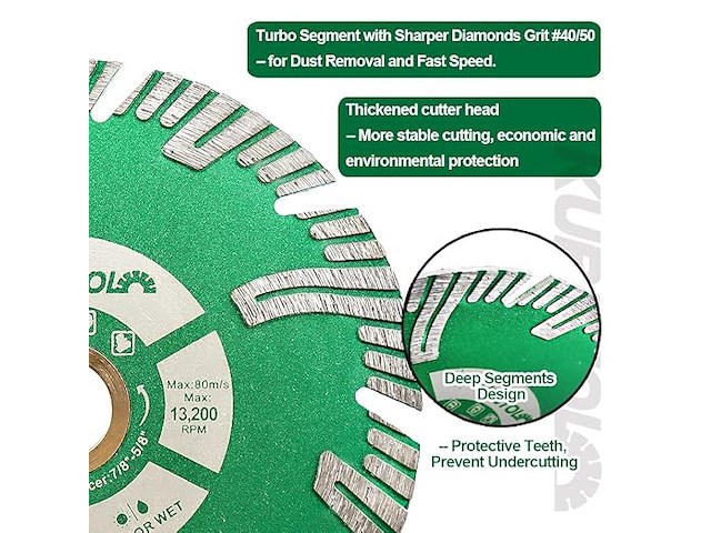 Kurstol graniet diamond cutting blade - afbeelding 4 van  4