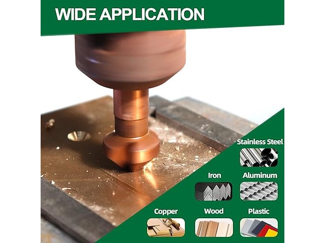 Kurstol verzinkboorset - afbeelding 2 van  3