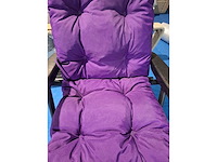 Kussen 100x50cm - paars - 4st - afbeelding 2 van  3