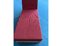 Kussen ligbed - bordeaux -60x180cm - afbeelding 2 van  4