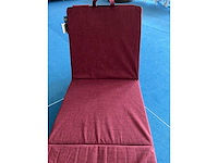 Kussen ligbed - bordeaux -60x180cm - afbeelding 3 van  4
