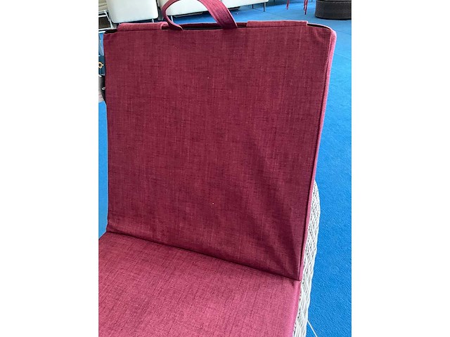 Kussen ligbed - bordeaux -60x180cm - afbeelding 4 van  4