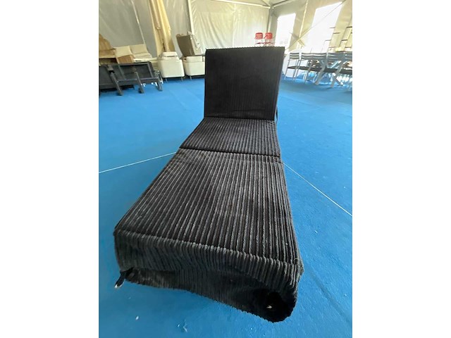 Kussen ligbed - zwart - 70x180cm -2st - afbeelding 1 van  4