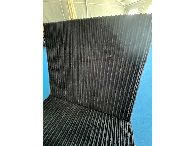 Kussen ligbed - zwart - 70x180cm -2st - afbeelding 3 van  4