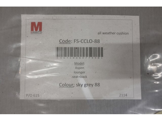 Kussen ligbed aspen manutti - afbeelding 2 van  3