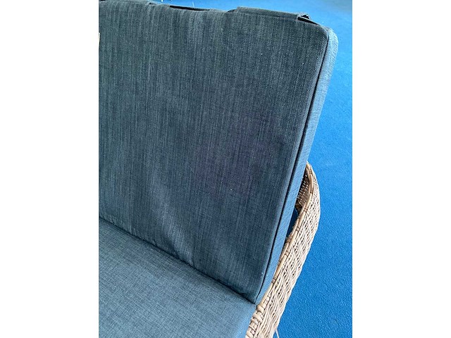 Kussen voor ligbed - blauw - 60x180cm - afbeelding 3 van  3