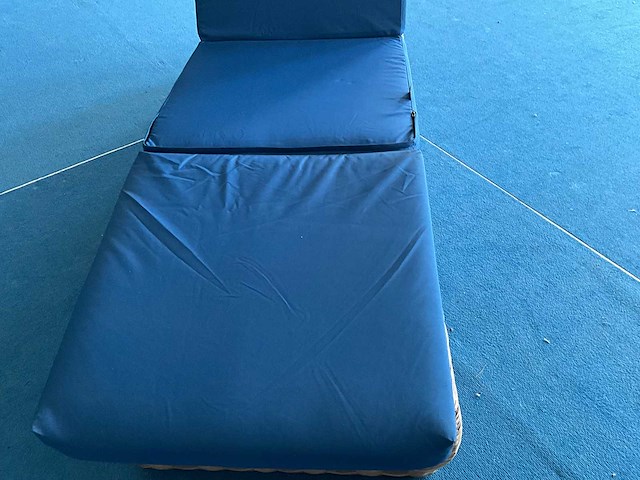 Kussen voor ligbed- 60x180cm - blauw - 2st - afbeelding 2 van  3