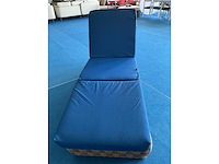 Kussen voor ligbed- 60x180cm - blauw - 2st - afbeelding 3 van  3