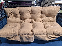 Kussen voor tuinbank 100x150cm - beige - afbeelding 2 van  2