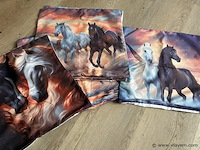 Kussenhoezen paarden - afbeelding 1 van  1