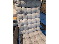 Kussens grijs 150x50cm- ligstoel - 2st - afbeelding 1 van  2