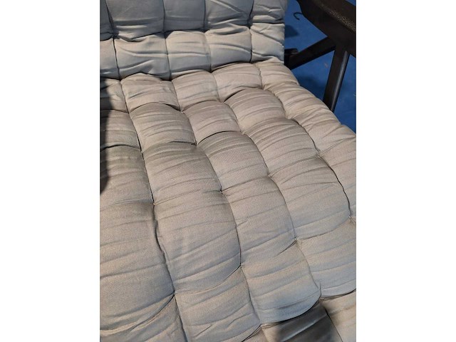 Kussens grijs 150x50cm- ligstoel - 2st - afbeelding 2 van  2