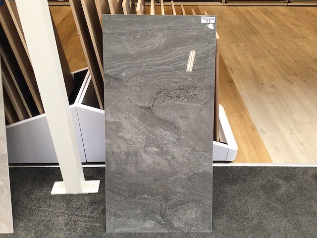 Kutahya atlantis antraciet gepolijst 60x120 cm tegel 120,96 m² - afbeelding 4 van  6