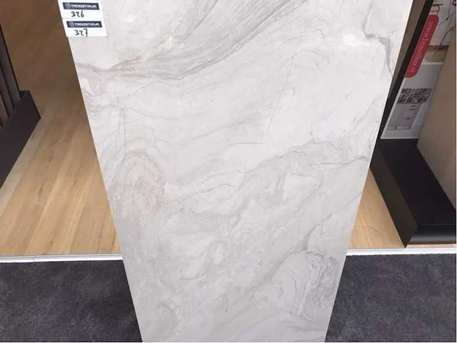 Kutahya atlantis wit gepolijst vloertegel 60x120 cm 120,96 m² - afbeelding 3 van  4