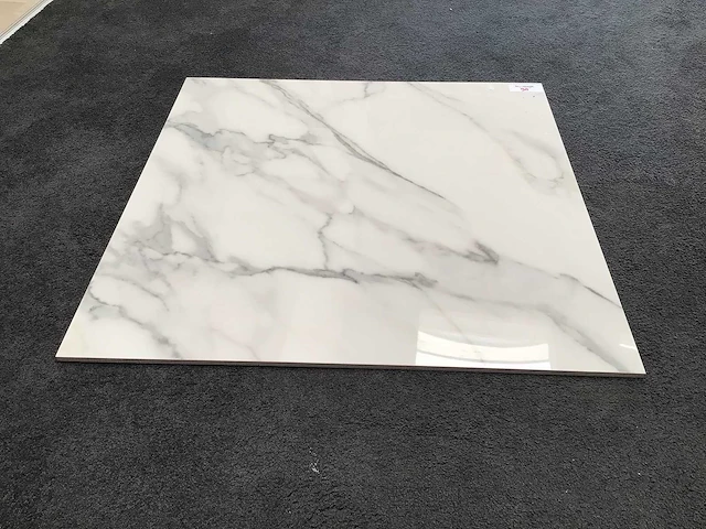Kutahya calacatta gepolijst 80x80 cm tegel 184,32 m² - afbeelding 2 van  3