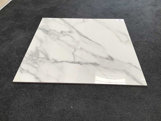 Kutahya calacatta gepolijst 80x80 cm tegel 184,32 m² - afbeelding 2 van  3
