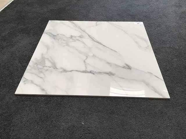 Kutahya calacatta gepolijst vloertegel 80x80 cm 122,88 m² - afbeelding 1 van  3