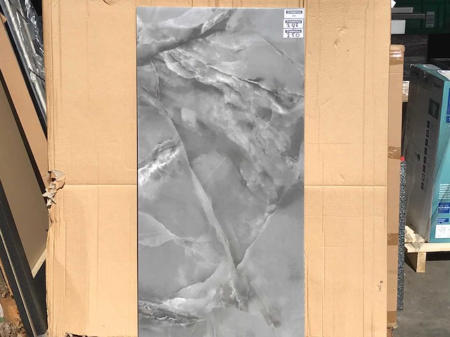 Kutahya marea dark grey gepolijst 60x120 cm tegel 120,96 m² - afbeelding 1 van  5
