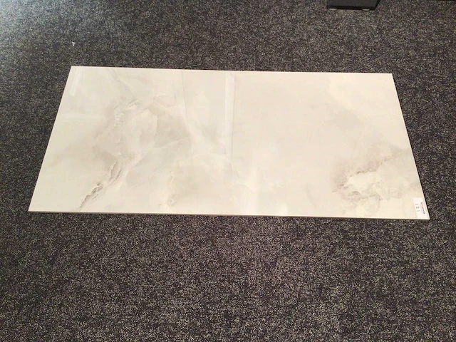 Kutahya marea white gepolijst vloertegel 60x120 cm 60,48 m² - afbeelding 1 van  9